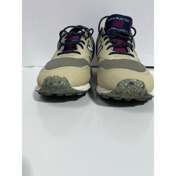 New Balance Shoes Trailbuster Mens Size 12  Fantom Fit Sand Navy Running Sneaker