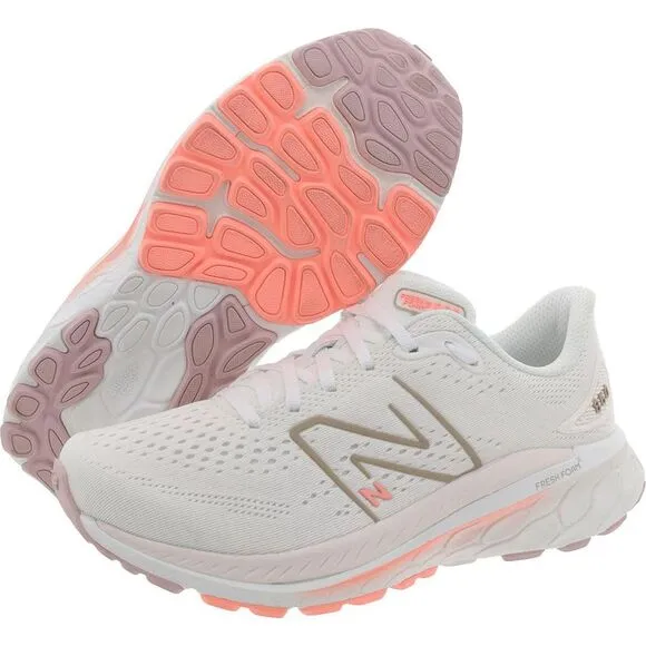 New Balance Womens Fresh Foam X 860v13 White Running &amp; Training Shoes New