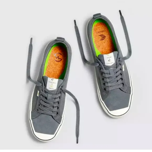 NEW Cariuma X master-piece Charcoal Gray Cordura &amp; Suede Sneaker Skater Japan