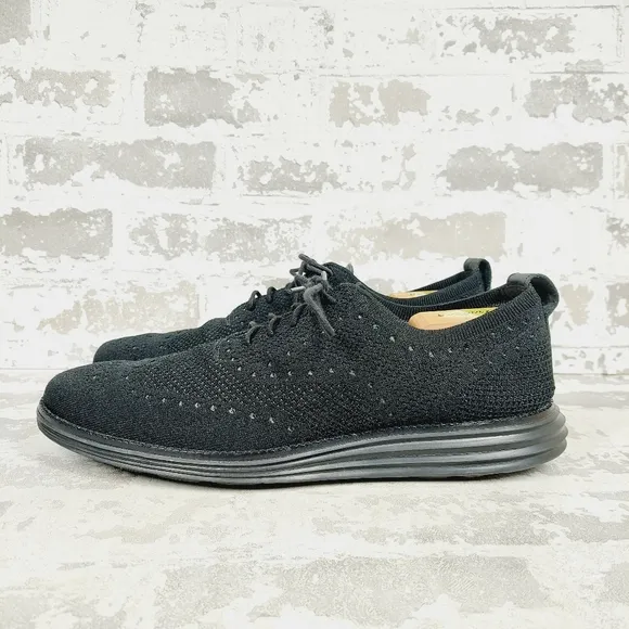 NEW Cole Haan OriginalGrand Remastered Stitchlite Mens Black Wingtip Oxford V455