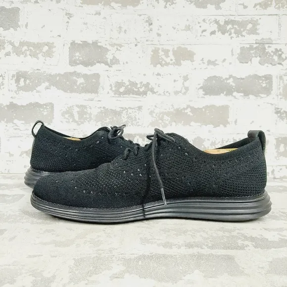 NEW Cole Haan OriginalGrand Remastered Stitchlite Mens Black Wingtip Oxford V455