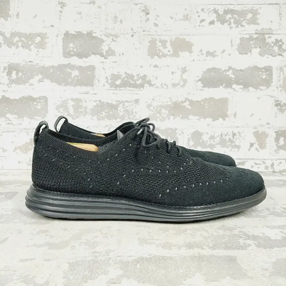 NEW Cole Haan OriginalGrand Remastered Stitchlite Mens Black Wingtip Oxford V455