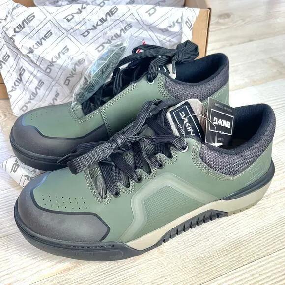 New DAKINE Drift Men's‎ Mountain Bike Shoes | Peat Green Size 7.5