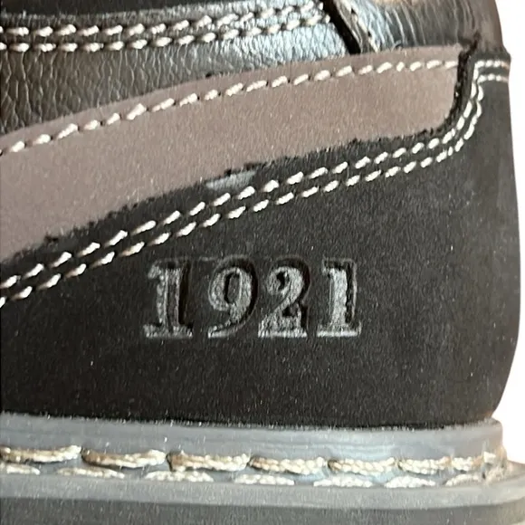 New Freeman Jason 1921 Tie Oxford Shoe 8M Black  Versatile Stylish Memory Foam