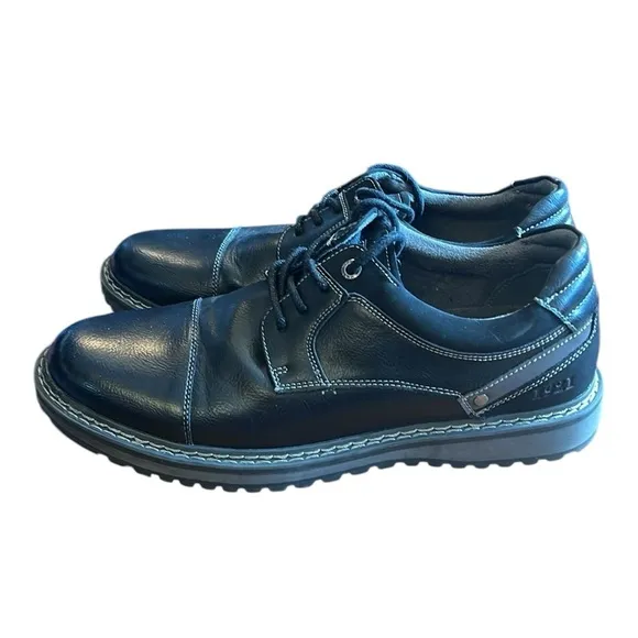 New Freeman Jason 1921 Tie Oxford Shoe 8M Black  Versatile Stylish Memory Foam