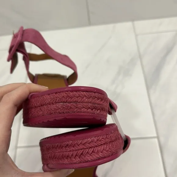 NEW! GEOX Cyclamen Ponza Wedge Sandal - Size 41