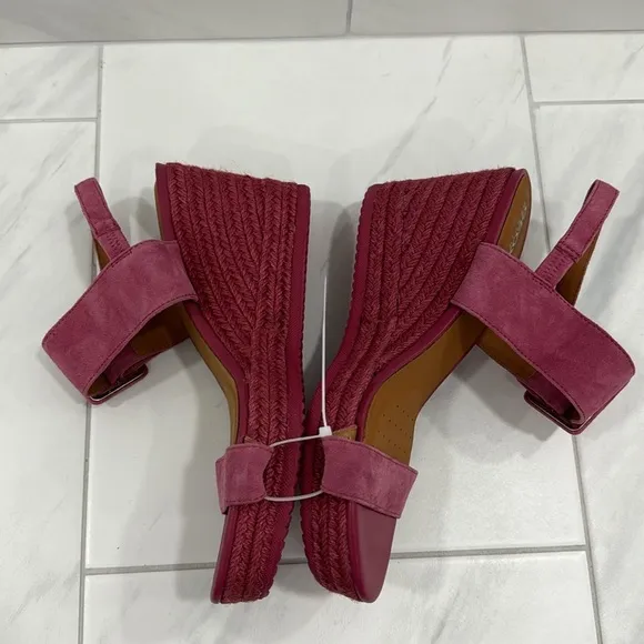 NEW! GEOX Cyclamen Ponza Wedge Sandal - Size 41