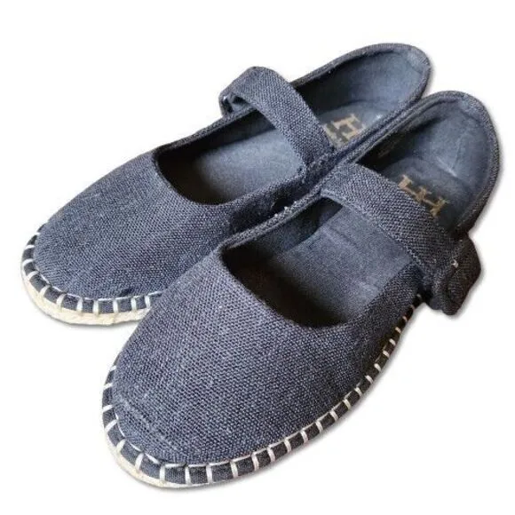 NEW Haute Hippie Black Cecily Mary Janes Women's Size 7m retro earthy
