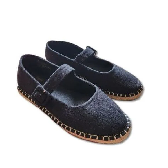 NEW Haute Hippie Black Cecily Mary Janes Women's Size 7m retro earthy