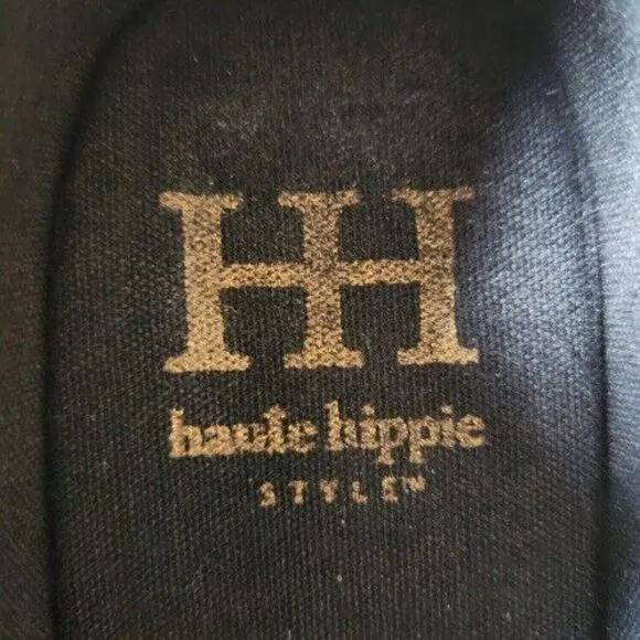 NEW Haute Hippie Black Cecily Mary Janes Women's Size 7m retro earthy