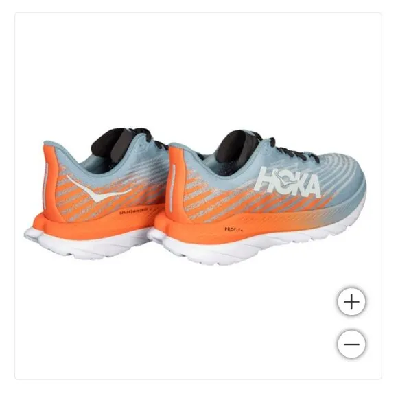 NEW!!! Hoka Men's Mach 5 Shoes Sneaker Lightweight Lace-up Blue Puffin Bill NIB!