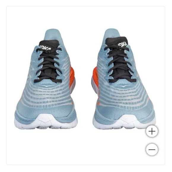 NEW!!! Hoka Men's Mach 5 Shoes Sneaker Lightweight Lace-up Blue Puffin Bill NIB!