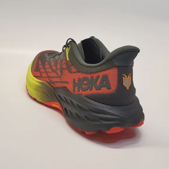 New Hoka One One Men's Speedgoat 5 Thyme Fiesta 1123157 Training Shoes Size 11 D