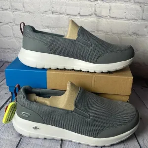 New In Box Skechers Performance GOwalk Max - Clinched Grey White Mens Size 10.5