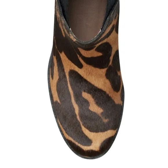 NEW! Louis Et Cie Woman Zareb Real Cow Hair Fur Bootie - Size 10