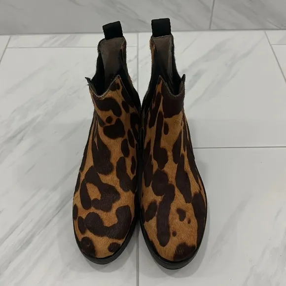 NEW! Louis Et Cie Woman Zareb Real Cow Hair Fur Bootie - Size 10