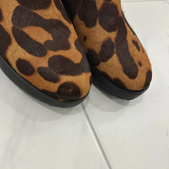 NEW! Louis Et Cie Woman Zareb Real Cow Hair Fur Bootie - Size 10