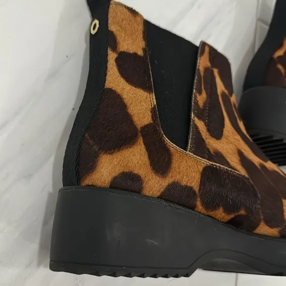 NEW! Louis Et Cie Woman Zareb Real Cow Hair Fur Bootie - Size 10