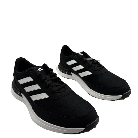 NEW Men's Adidas S2G SL Leather 24 Golf Shoes IG8192 Black- 10.5M Retail $130