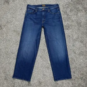 NEW Mother The Mid Rise Rambler Zip Ankle Jeans Coastal Colors Denim Womens 31