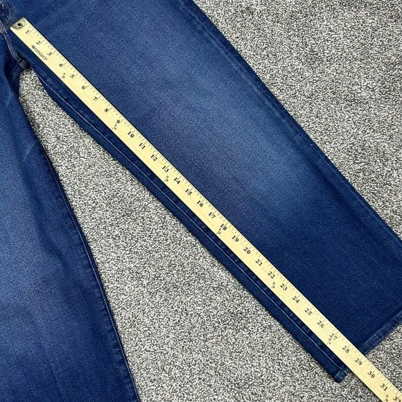 NEW Mother The Mid Rise Rambler Zip Ankle Jeans Coastal Colors Denim Womens 31