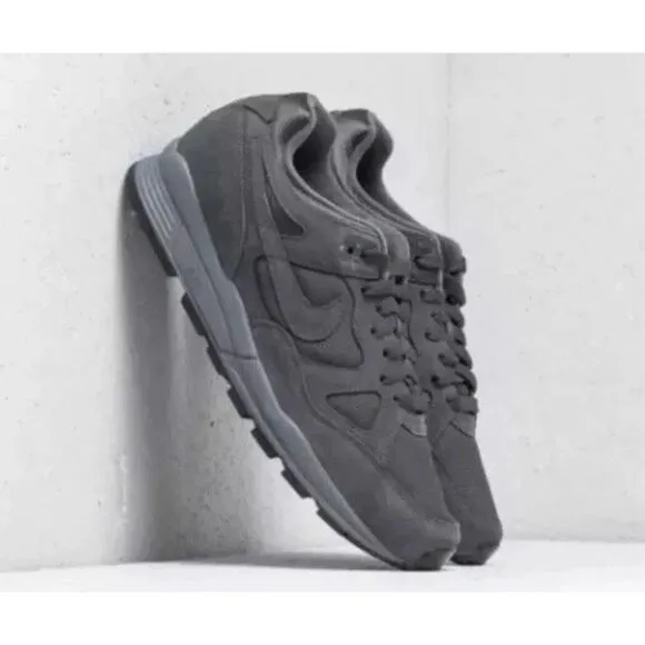 New Nike Air Span II PRM Mens Size 12 Grey Trainers Premium Shoes AO1546 001