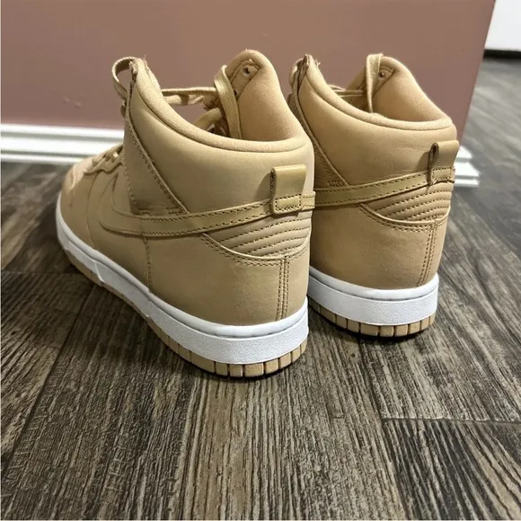 New Nike Dunk High Premium Vachetta Tan DX2044-201 Women’s Sneaker Size 8