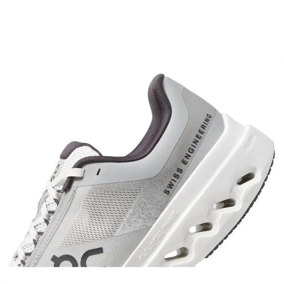 NEW ON RUNNING women's cloudsurfer next wide running shoes in glacier/white