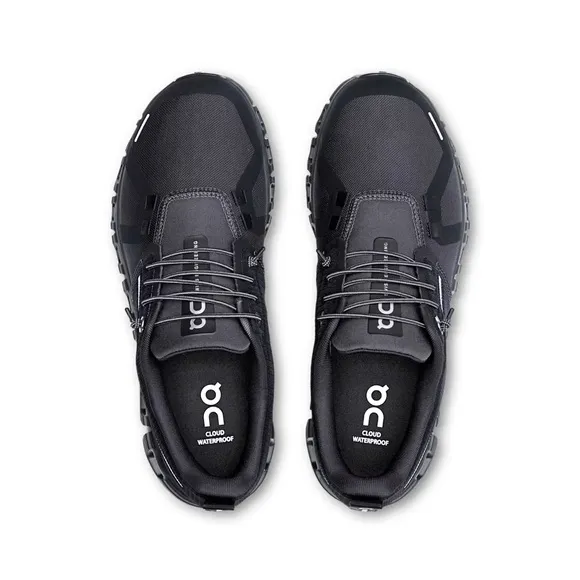 NEW On Women's Cloud 6 Waterproof Shoes BLACK