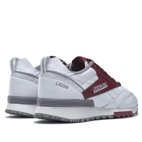 NEW Reebok Men's Size 10 Shoes Mountain Research LX2200 Sneakers White Burgundy