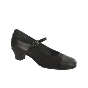 NEW SAS women's isabel shoes-slim in black/snake