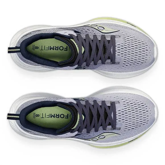 NEW SAUCONY women ride 17 running shoes in iris/navy