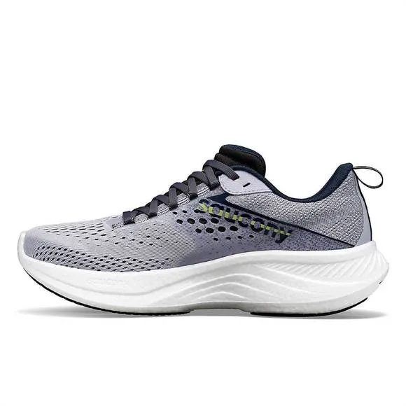 NEW SAUCONY women ride 17 running shoes in iris/navy