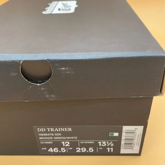 NEW Size 12 Unisex / 13.5 Women  Onitsuka Tiger DD Trainer  Shoes Bronze Green