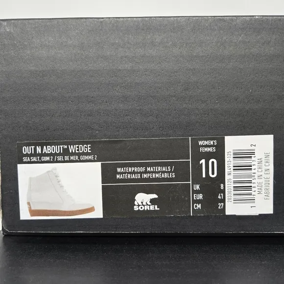 New Sorel Out N About Wedge II Boots Women's Shoes Size 10