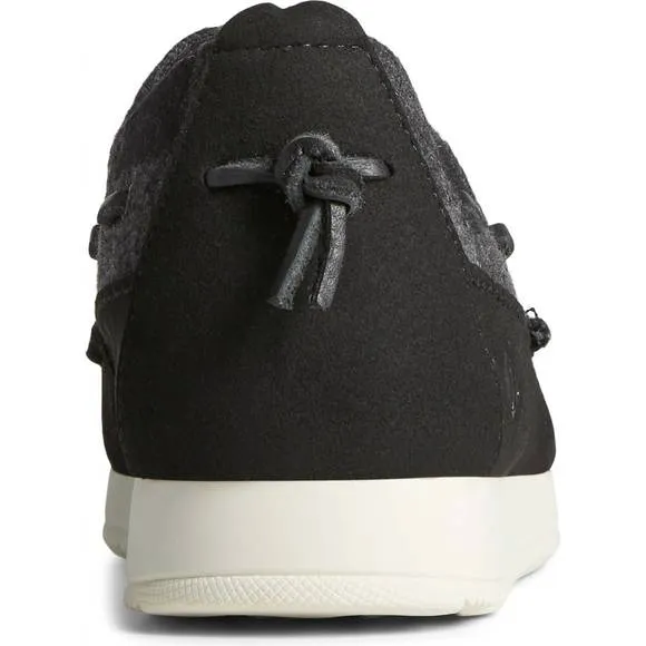 NEW SPERRY men's moc sider shoes in buffalo check grey