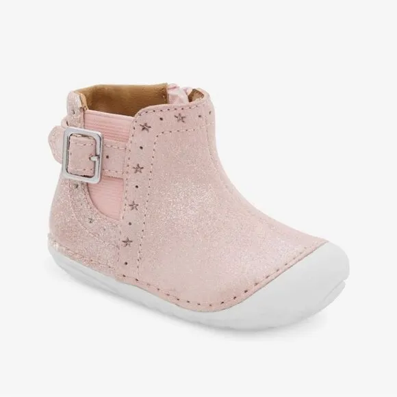 NEW Stride Rite Toddler Infant 4.5 Heritage Collection Agnes Leather Shoes Boots
