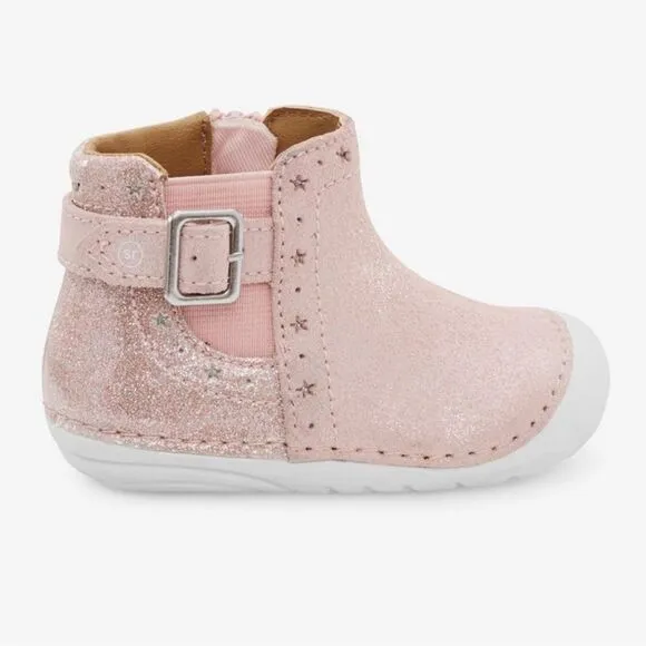 NEW Stride Rite Toddler Infant 4.5 Heritage Collection Agnes Leather Shoes Boots
