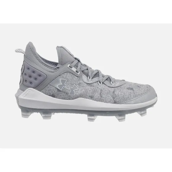 New Under Armour UA Harper 8 Elite TPU Baseball Cleats Molded Plastic Gray Men14