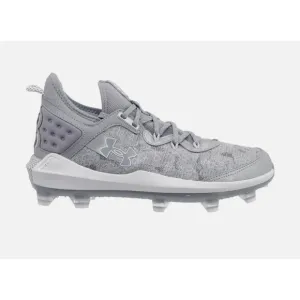 New Under Armour UA Harper 8 Elite TPU Baseball Cleats Molded Plastic Gray Men14
