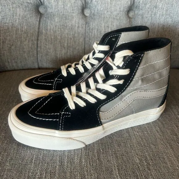 NEW Vans Mens Boys Sk8-Hi Tapered Moon Rocks Black Modular Sneaker Shoes 3.5