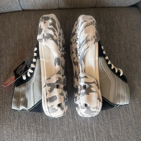 NEW Vans Mens Boys Sk8-Hi Tapered Moon Rocks Black Modular Sneaker Shoes 3.5