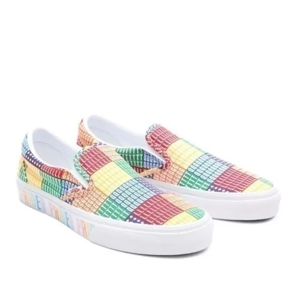 NEW Vans Pride Classic Slip-On Shoes Size 9.5