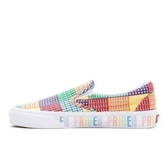 NEW Vans Pride Classic Slip-On Shoes Size 9.5