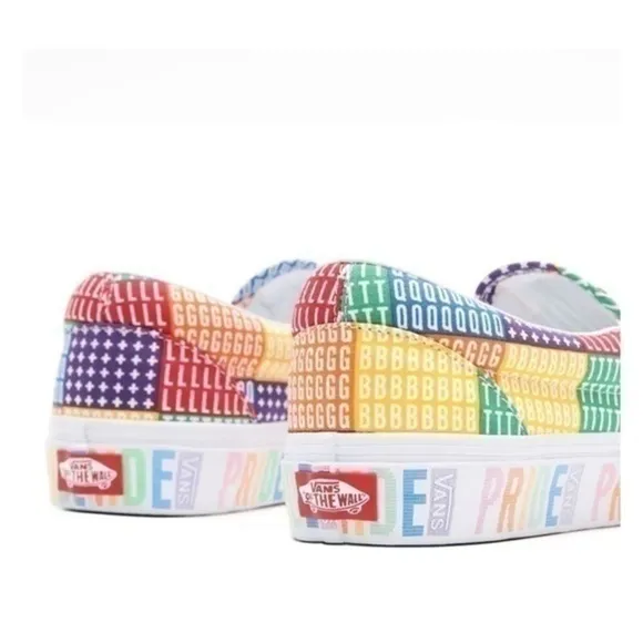NEW Vans Pride Classic Slip-On Shoes Size 9.5