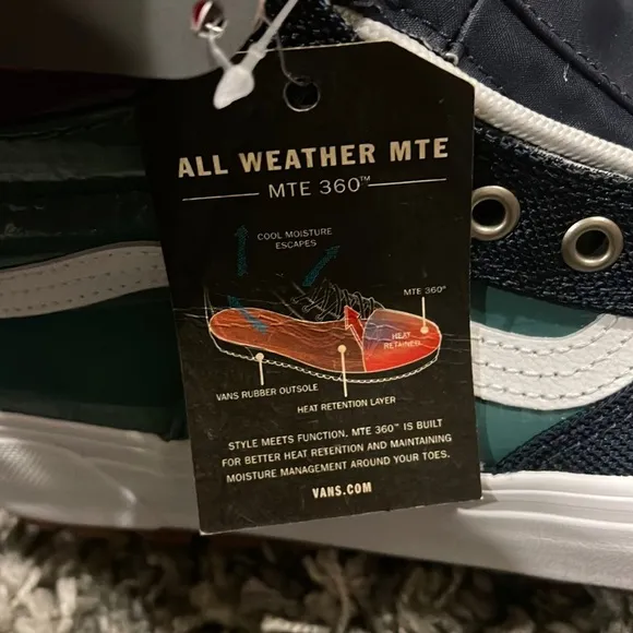 New VANS Sk8-Hi MTE 2.0 DX Size 9