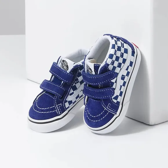 New Vans Toddler Sk8-Mid Reissue V Color Theory Blueprint Shoes Size 5