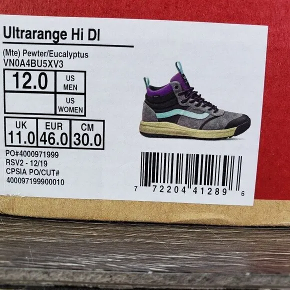 New Vans Ultrarange Hi DL MTE