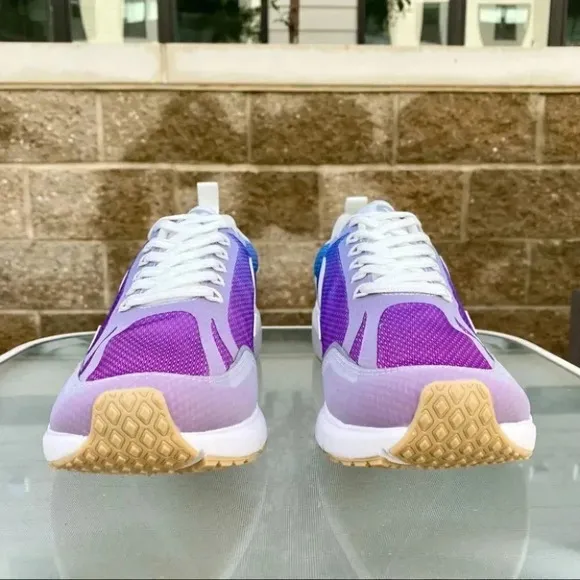 New Veja Condor 2 Alveomesh Jolie Foulee Sneakers in White Purple Blue