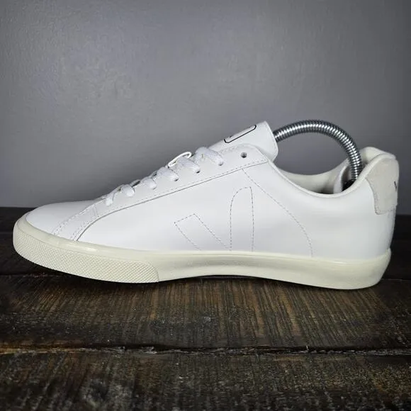 NEW Veja Esplar Womens Size 10 EU 41 Lace Up Low Top Casual Shoes White Leather